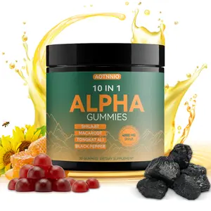 Alpha 10-in-1 Shilajit Gummies | Black Friday & Cyber Monday BFCM Deal | Limited Edition Holiday Pack | Energy, Stamina & Focus | Zero Sugar | Ashwagandha, Tongkat Ali, Maca | Vegan