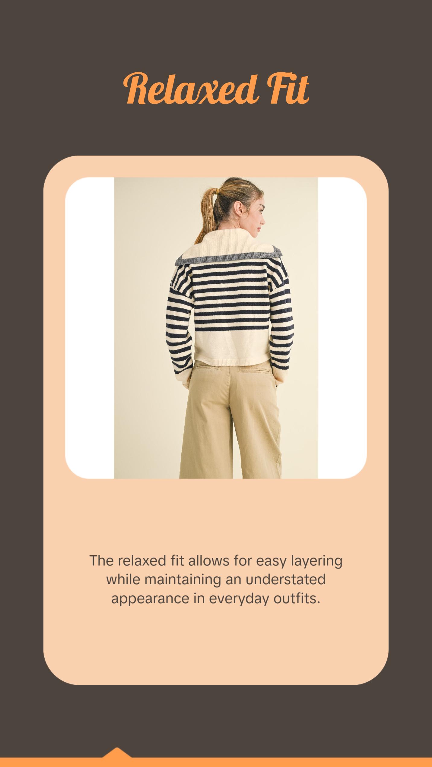 Sailor Collar Cute Sweater Cardigan