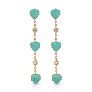 Turquoise Solstice Dangle Earrings