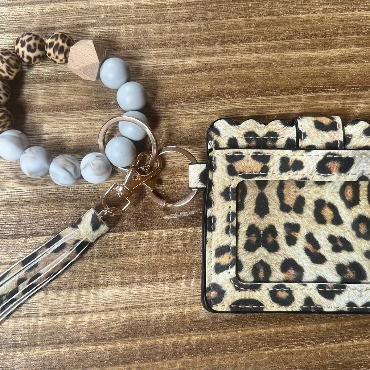 Cheetah Wristlet