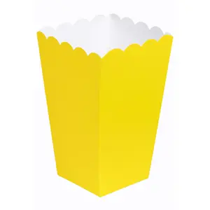 Yellow Mini Popcorn Treat Boxes - 5-Pack