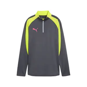 PUMA Womens Individualblaze Long Sleeve Quarter Zip  Casual - Grey