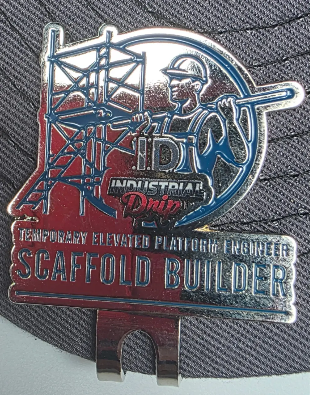 Scaffold Builder Hat Clip Scaffold Builder Hat Clip
