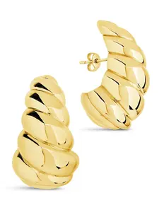 Sterling Forever 14K Gold Plated Bobine Statement Stud Earrings Sterling Forever 14K Gold Plated Bobine Statement Stud Earrings