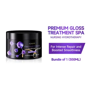 Honlink Collagen Gloss Treatment SPA Hair Care—Repair Argan Oil Collagen Keratin NursingHydrotherapy Moisturizing Hair Care For All HairTypes