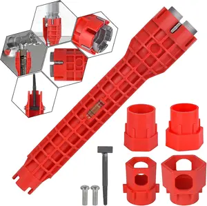 14-in-1 Multi-functional Wrench Faucet Sink Installer Tool for Toilets and Kitchens 14-in-1 Multi-functional Wrench Faucet Sink Installer Tool for Toilets and Kitchens