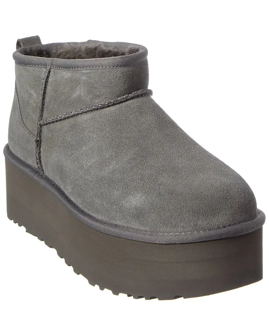 UGG Classic Ultra Mini Platform Suede Boot