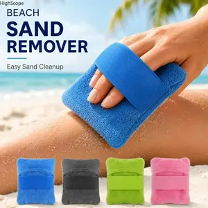 Beach Essentials - Reusable Soft Sand Remover Bag, Portable Travel Cleaning Pouch