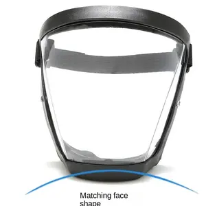 Full Face Super Protective Shields, Anti-blue Light Unisex Cycling Face Shield with Splash Proof Full Face Protective Protect Eyes, Nose, Mouth, Anti-splash and Anti-sand Headgear