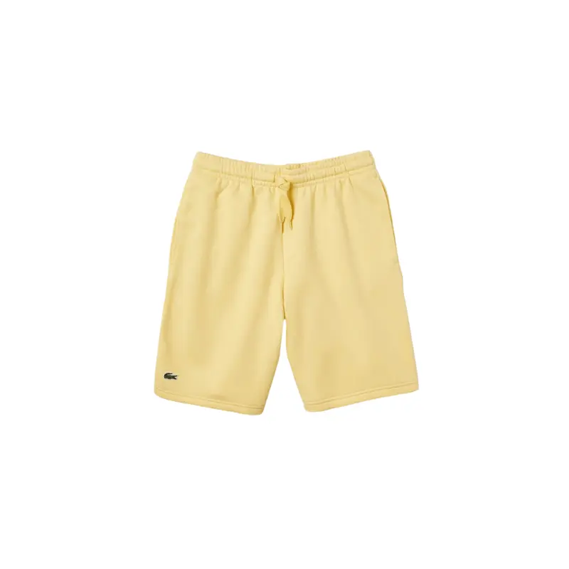 Men's Lacoste Active Cotton Blend Tennis Fleece Shorts - Casual Athletic, Cotton Sports, Fitness Workout Shorts with Comfortable Elastic Waistband & Drawstring, Casual Athletic Shorts, Cotton Sports Shorts