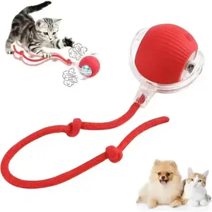 Smart Self-Rolling Cat Toy Ball Rechargeable Motion Activated Teaser Indoor Cat Entertainment Hack