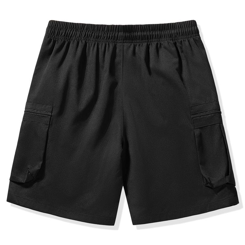 Men's Clothing Men's Overalls Straight Shorts with Zipper Casual Fashion Trend Summer