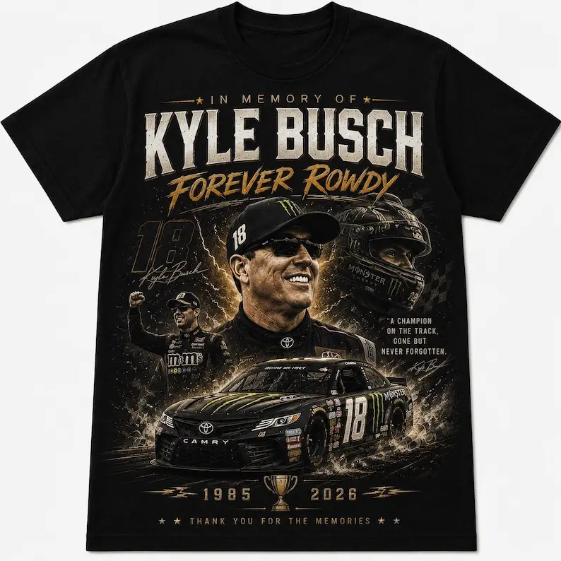 Comfort Colors® Kyle Busch Forever Rowdy Racing Tee, Vintage  Shirt