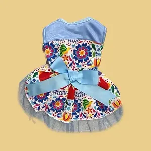 Otomi Mexican Dog Dress vestido Mexicano para perro