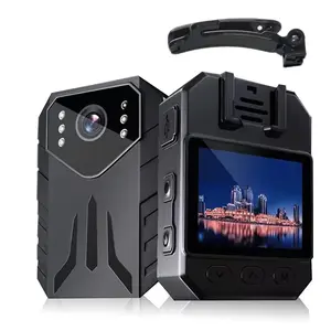 1080P Wearable Body Camera 2.0 - Hands-Free Mini Portable Camera with Panoramic Night Vision, 1800mAh Long-Lasting Battery, Video Recording, DVR Loop Recording & Clip-On Mount for Cycling, Outdoor Sports, Vlogging, Travel, Hiking | Police Body Camera