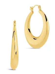 Quinn Tube Hoop Earrings
