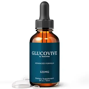 GlucoVive Drops - Advanced Natural Dietary Supplement with 121mg Proprietary Blend for Health & Wellness