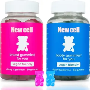 Functional food types，Not your average bear-Gummy Bears ，2 Bottles