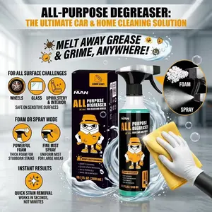 Nuan Multi-purpose cleaning spray: 300ml Multifunctional Cleaner for Home & Car, Removes Dirt, Water Stains and Dust