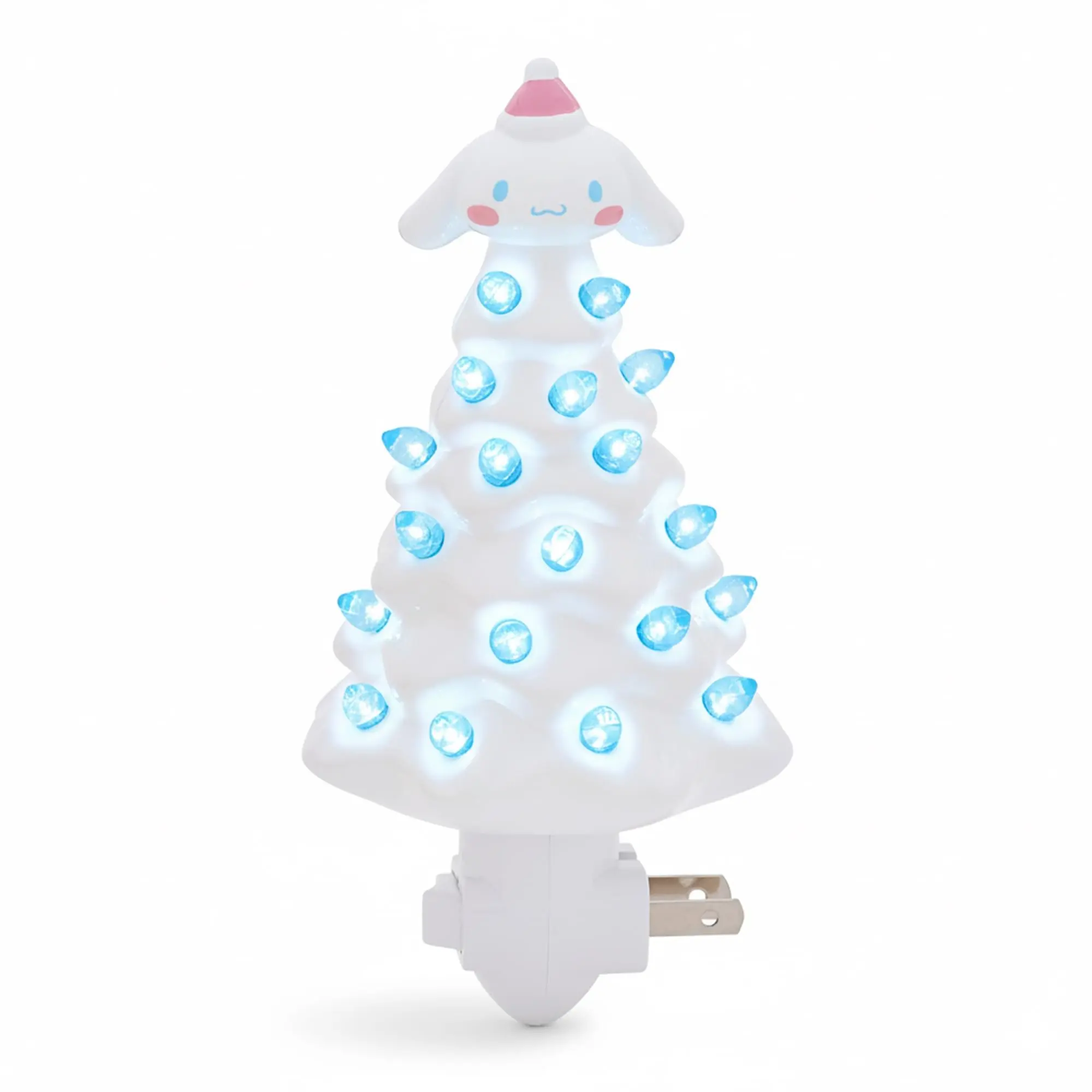 Sanrio Cinnamoroll 6-In Ceramic Christmas Tree Plug-In Nightlight for Room Glow