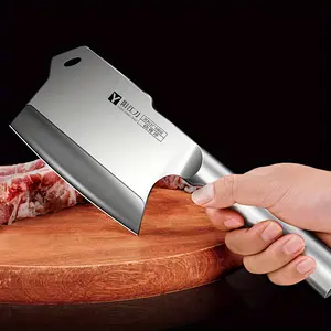 Stainless Steel Kitchen Thickened Chef Boning Knife. Commercial High Hardness Kitchen Knife for Home Cooking and Professional Restaurant Use