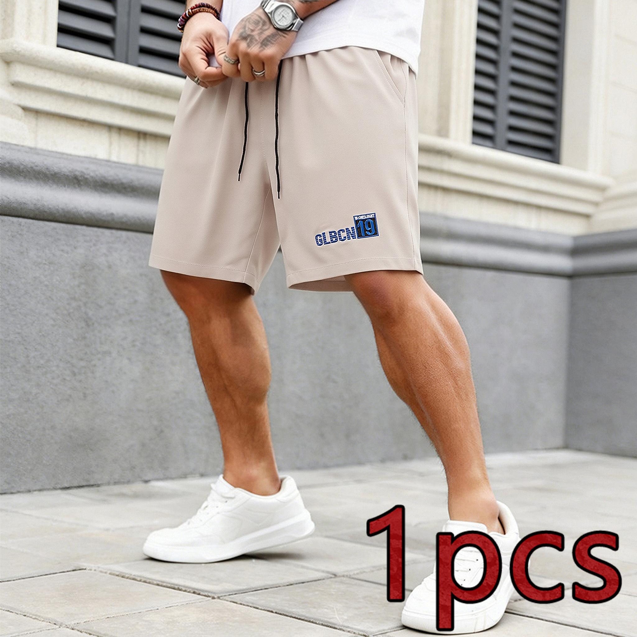 Men’s 3-Pack Casual Drawstring Shorts – Soft, Breathable, Wrinkle-Resistant Summer Shorts; Lightweight Everyday Shorts for Streetwear and Outdoor Activities