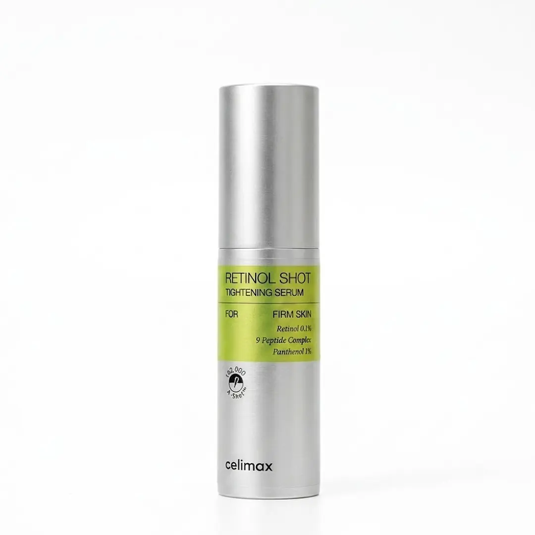 CELIMAX The VITA-A Retinol Shot, Anti-Age Tightening Serum with 0.1% Retinol & Peptides, Silky Korean Face Serum for Pore Refining, Single Item, 1.01 fl. oz., Lightweight