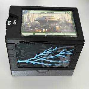 Unlmited Power!  - Universal DeckDock - For Star Wars Unlimited and More - Damage/Health Counter, and token tray included.  Counts to 99 and holds more than 100 double sleeved card