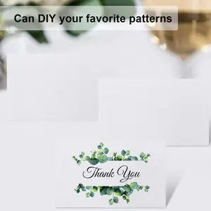 10/100 Blank DIY Wedding Seat Cards, 4x3.5 Inch Table Place Cards, Escort Card, Business Card, Party Event Supplies