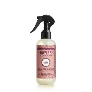 212 MAIN Mrs. Myers 8oz Floral Scented Spray, Clean Day Rose Freshener - Liquid Container, Pack of 6