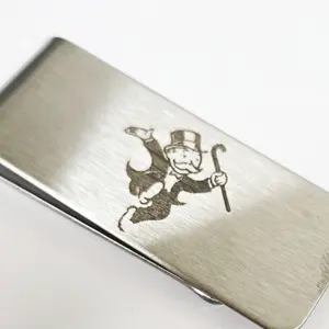 Monopoly Man Money Clip – Handcrafted Stainless Steel Clip for Cash & Cards