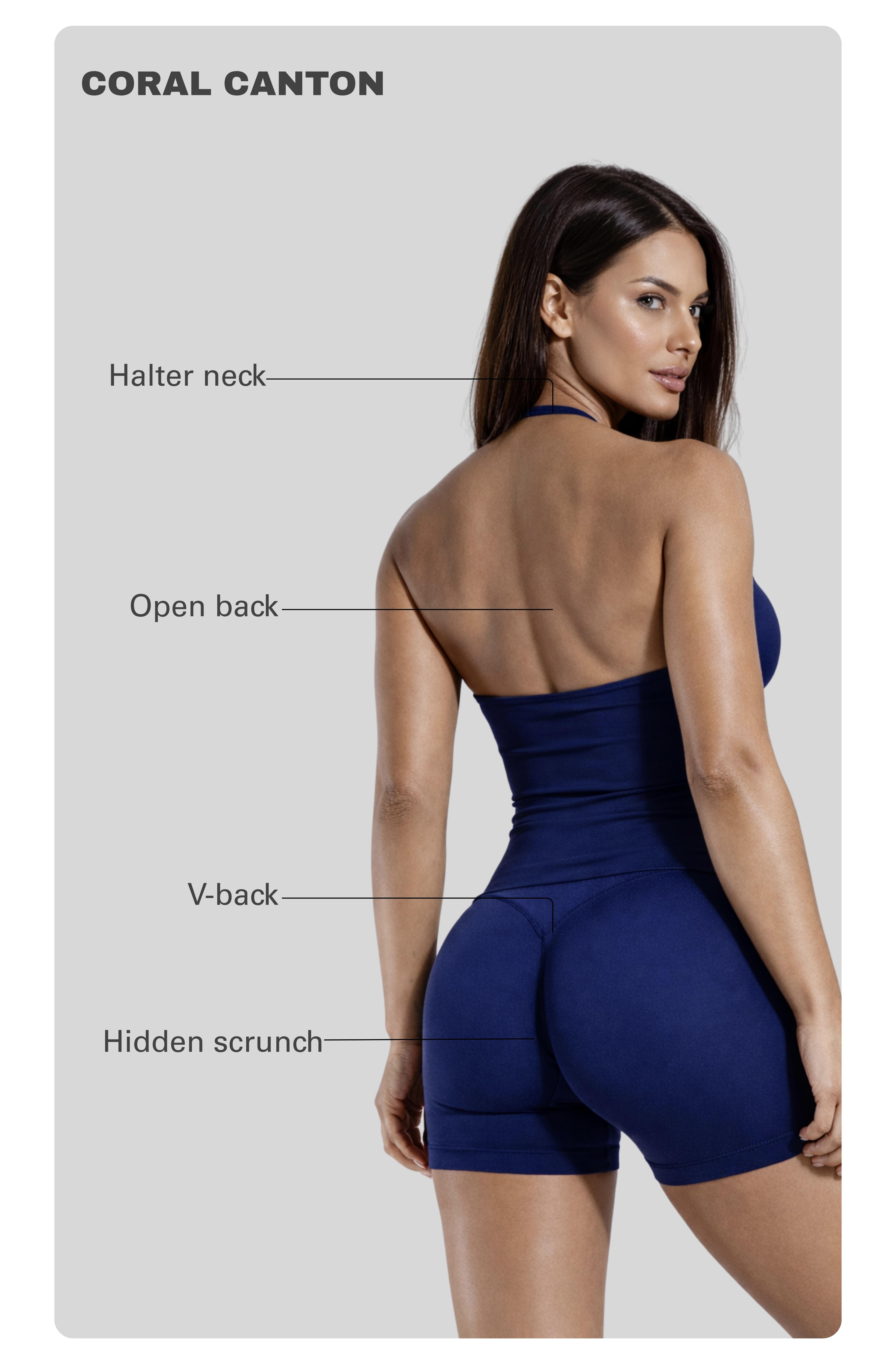 Coral Canton 2pcs Impact Halter Tops