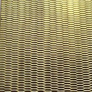4276 Sardine Patterned Brass Texture Plate (Small)