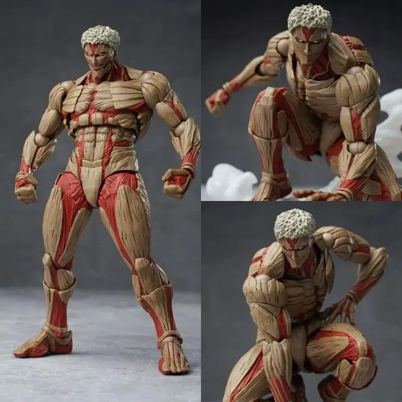Anime Armored Giant Articulated Action Figure Collectible Model For Adult Anime Collectors Pvc Figurine Desktop Ornament