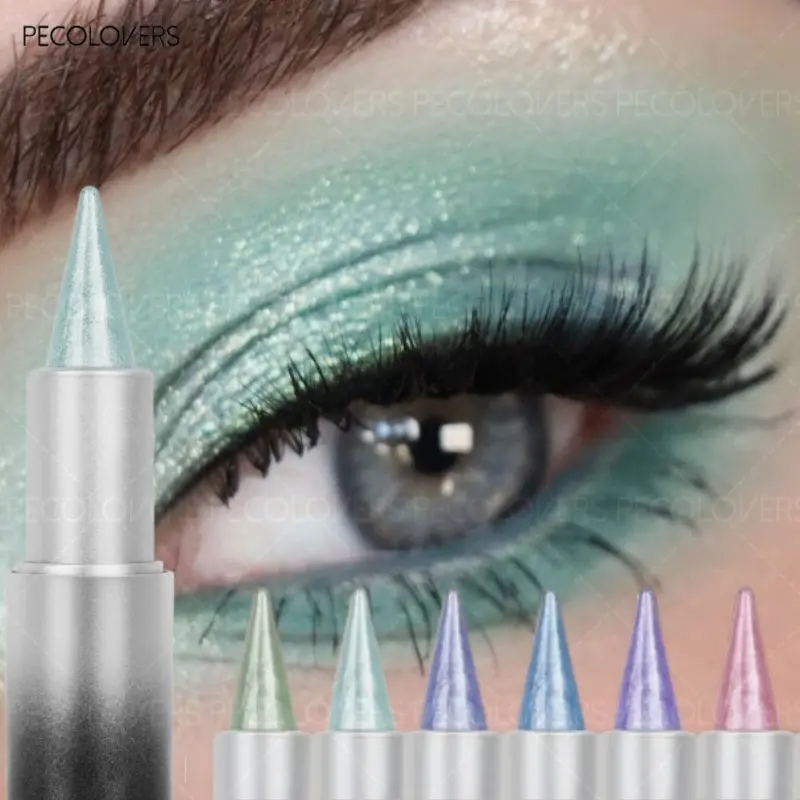6pcs Matte Finish Eyeshadow, Glittery , Eyeshadow Stick, Perfect for Halloween & Daily Eye Makeup, Matte Shimmer Glitter, Eye Shadow Sticks