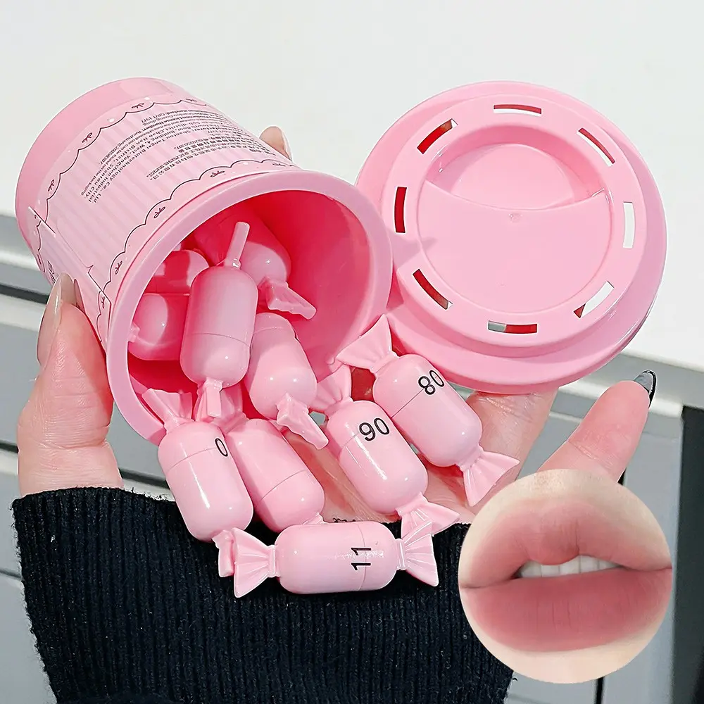 Mini Lipstick, Smooth Hydrating Non-Drying, Bold Matte Finish, 12 Colors, Portable, Smooth Texture, Ideal for Daily Use