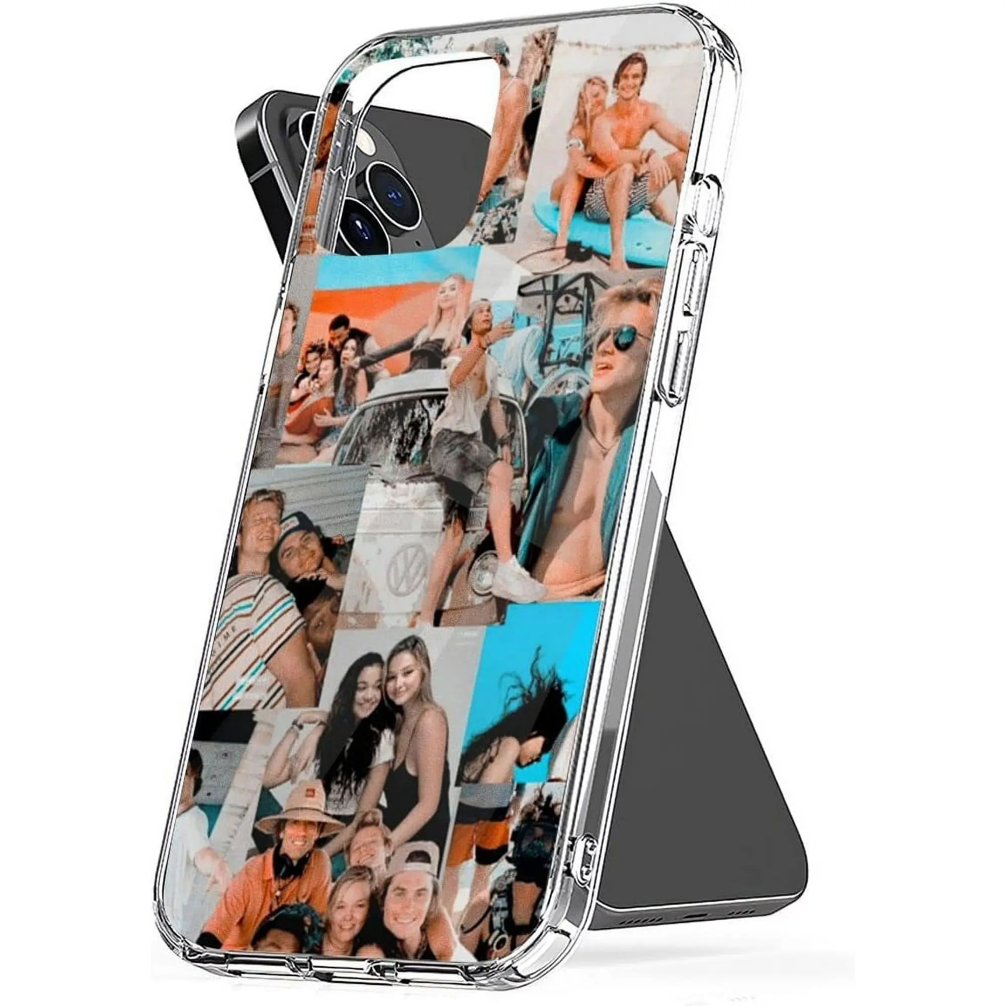Phone Case Jj Cover Outer Accessories Banks Shockproof Collage Transparent Compatible with iPhone SE 7 8 X XR 11 12 13 14 15 16 Plus Mini Pro Max Samsung Galaxy Note S9 S10 S20 S21 Ultra Plus Protection Protector