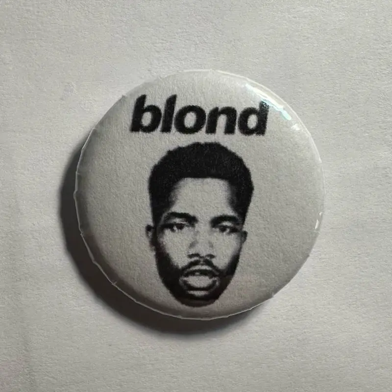 Blond Frank ocean merch 1.25 inch Pin Button Badge - music artist pinback buttons pins