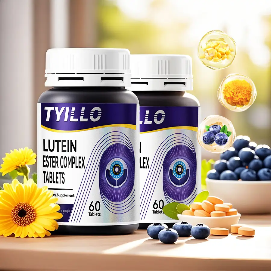 2PCS Tyillo Blueberry Lutein Ester Complex Tablets,Eye health products,Vitamins Supplements-with Lutein ester, Zeaxanthin-relieve eye fatigue and dryn