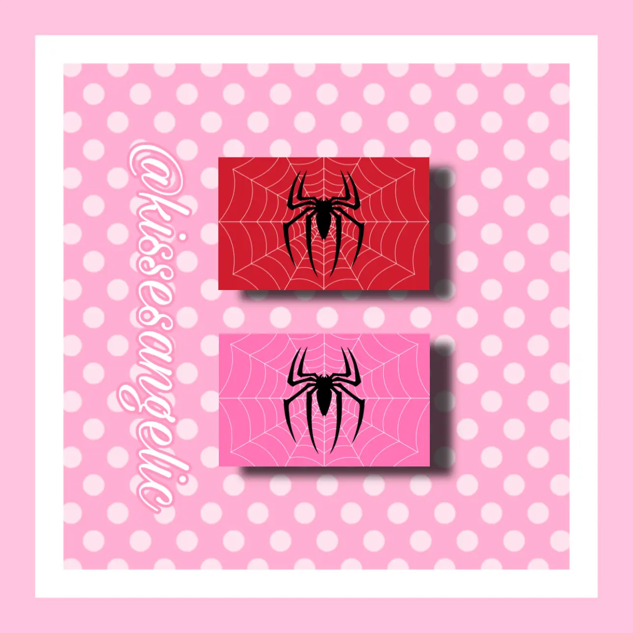 Spider Holographic Card Skin Sticker, for Shoppers - Front Sticker