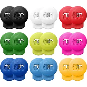 Baseball Glove Locks 18 Pack Lace Locks for Baseball & Softball 9 Assorted Colors Glove Lock Clips for Glove Repair Secure Fit for Youth & Adult Players