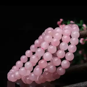 Handmade Natural Stone Bracelets Unisex Beaded bracelets 6mm to 8mm Fashion Jewelry for Men and Women