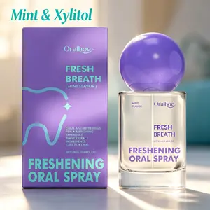 Mint & Xylitol Fresh Breath Mouth Spray (20ML), Long-Lasting Freshness, Portable and Convenient, Reduces Bad Odor, Oral Hygiene Cleaner, Refreshes Breathing