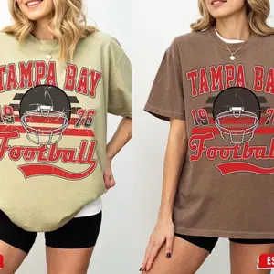 Vintage Tampa Bay Football Comfort Colors Vintage Style Buccaneers Football Buccaneers Fan Gift Tee T Shirt