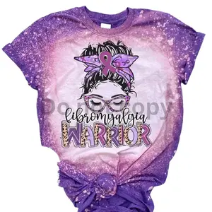Gildan Fibromyalgia Women's Unisex T-Shirt Crewneck - Heather Purple Color, Available in Sizes Small-3X, Comfortable Summer Wear - Top, Streetwear, Womenswear, Tshirt