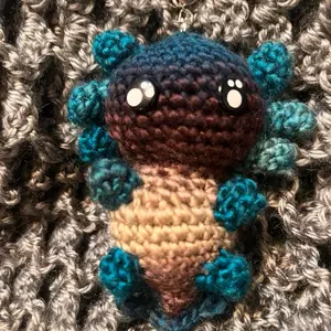 Seafloor Axolotl Keychain