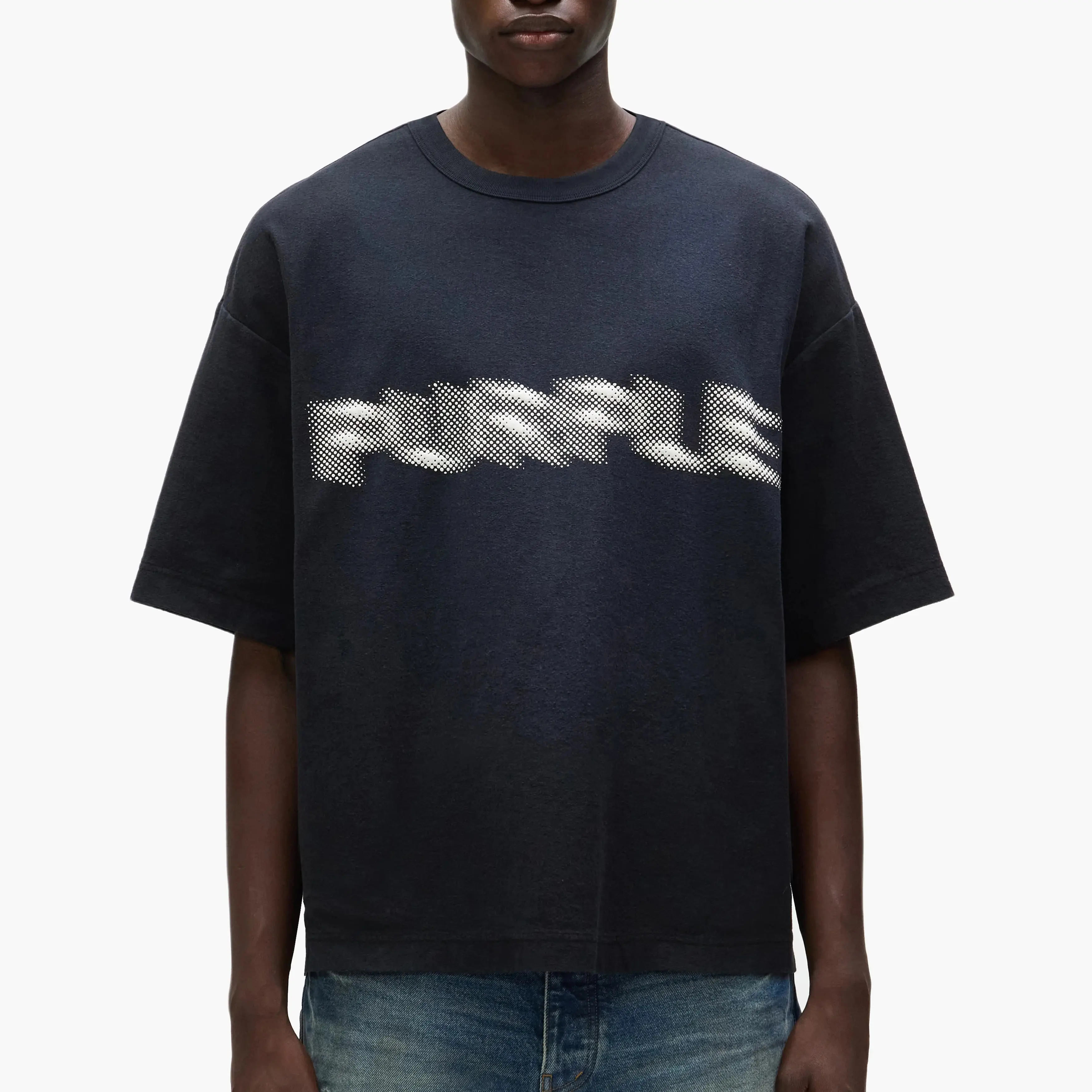 Purple Wordmark Echo Logo Icon Graphic Design Shirt, POD Cotton Gildan Made In USA Shirt, Hip Hop Street Style Local Brand Outfit, Tee - Sweater - Hoodie Collection