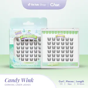 Candy Wink - Pre-Glued Lashes, Laser-cut Technology CC-Curl 10 - 12 mm