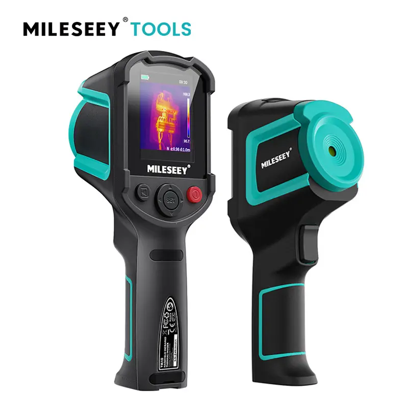 MILESEEY TR10 Handheld Thermal Imaging Tool, 240x240 Super Resolution Infrared Camera, 25Hz, -4°F to 1022°F, Temp Alarm, Hot/Cold Tracking, 8GB Storage for Home Inspection, Auto Repair