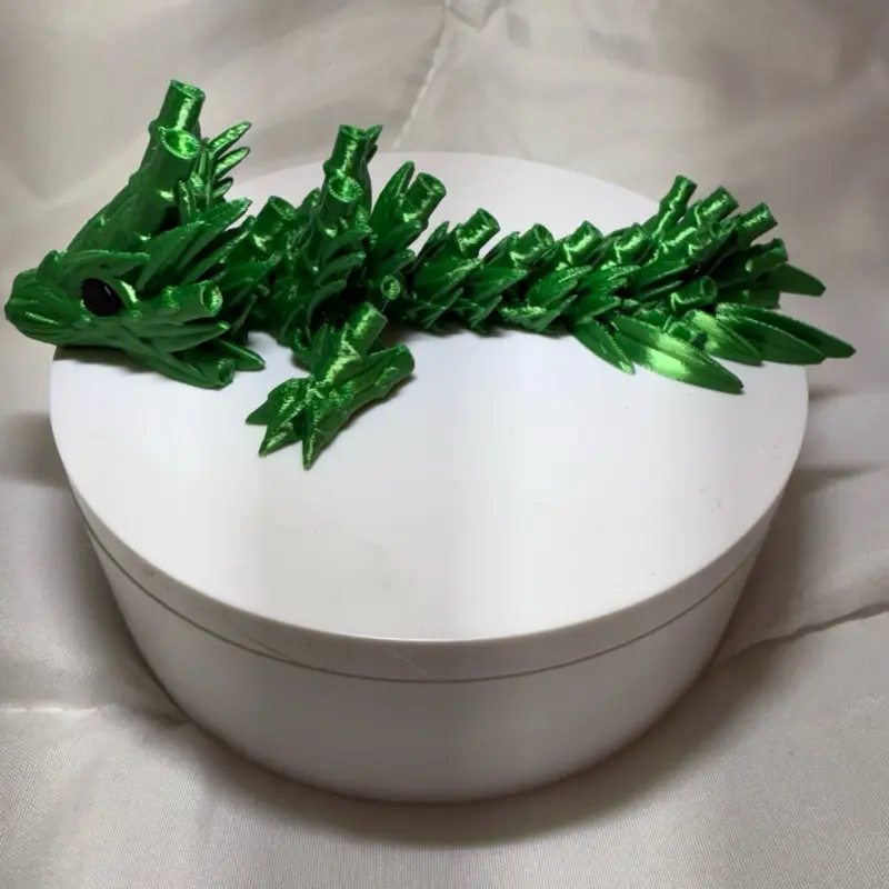 3d printed articulated mini bamboo dragon